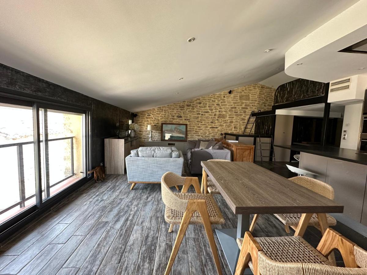 Les Chambres Du Vieux Bistrot Cabrieres-d'Avignon Bagian luar foto